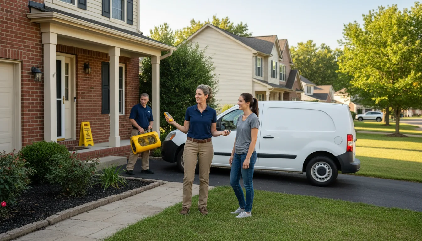Water restoration image for Flood Water Cleanup, Removal And Restoration Services in Lucas, OH